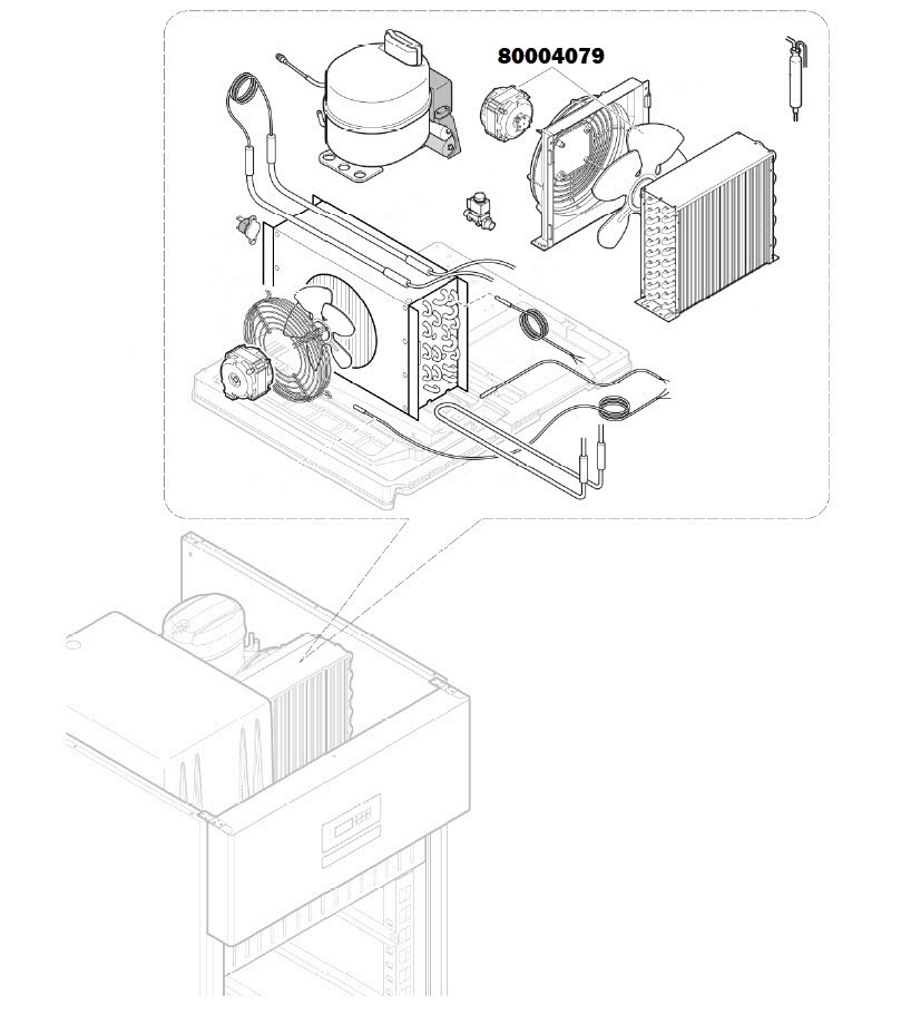 Motore ventilatore con ventola per ARG/30 GEMM