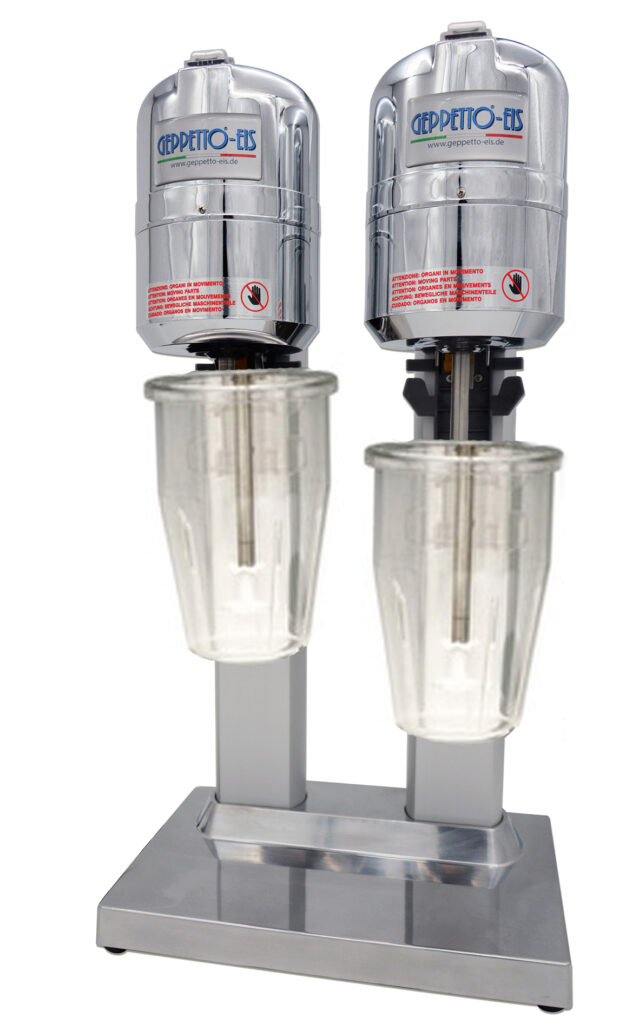 Frullino Milchshaker FL2006/E mit 2 Kunststoff Behälter