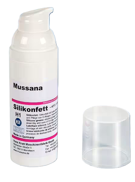 Silikonfett im Spender für Dichtringe Mussana