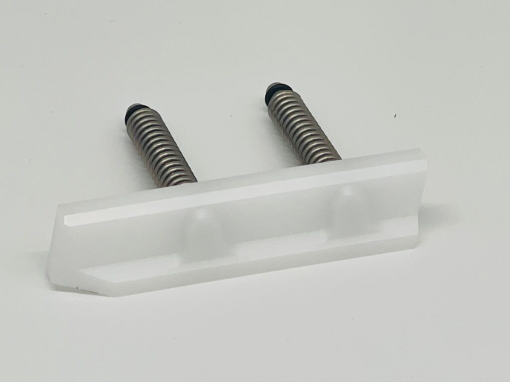 Kunsstoffschaber für Eismaschinen , komplett