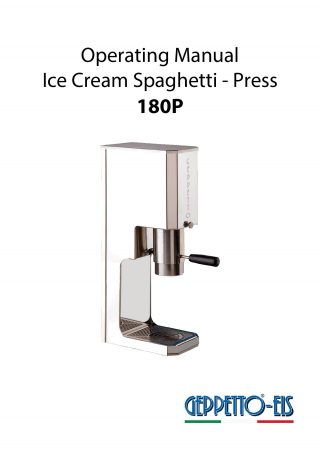 Spaghetti Ice Cream Press 180P