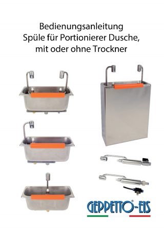 Bedienungsanleitung für GEPPETTO Portioniererspülen